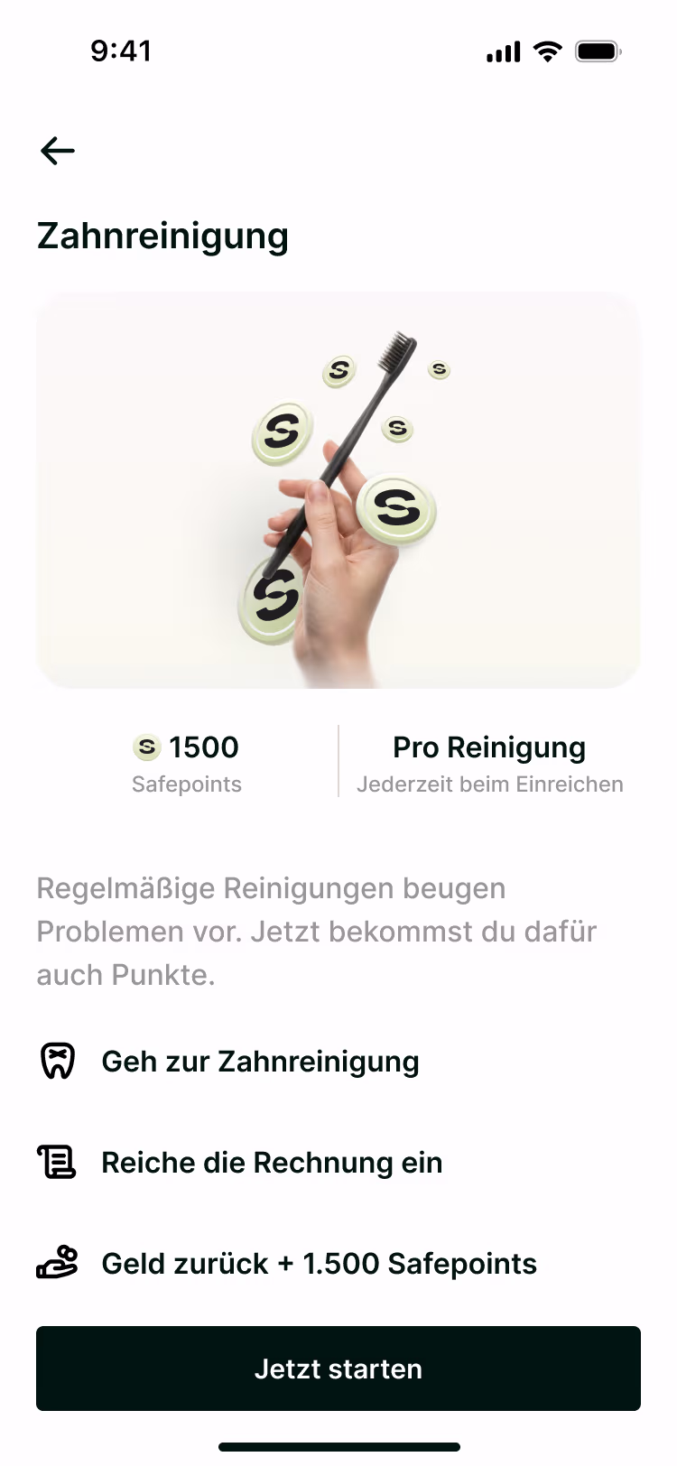 Getsafe App – Erstattung bestätigt